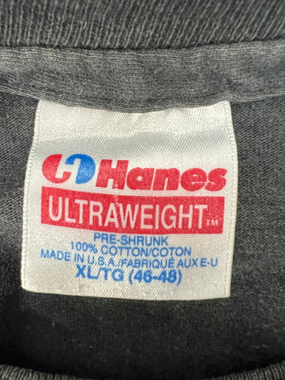 【現状渡し品】【メンズ】 PEARL JAM パール・ジャム 90's MUSIC FOR RHINOS TEE 90年代 ミュージック フォア ライノス ツアーTシャツ 半袖 トップス HANES 145-260830-kk-14-hon サイズ：XL カラー：ブラック 万代Net店