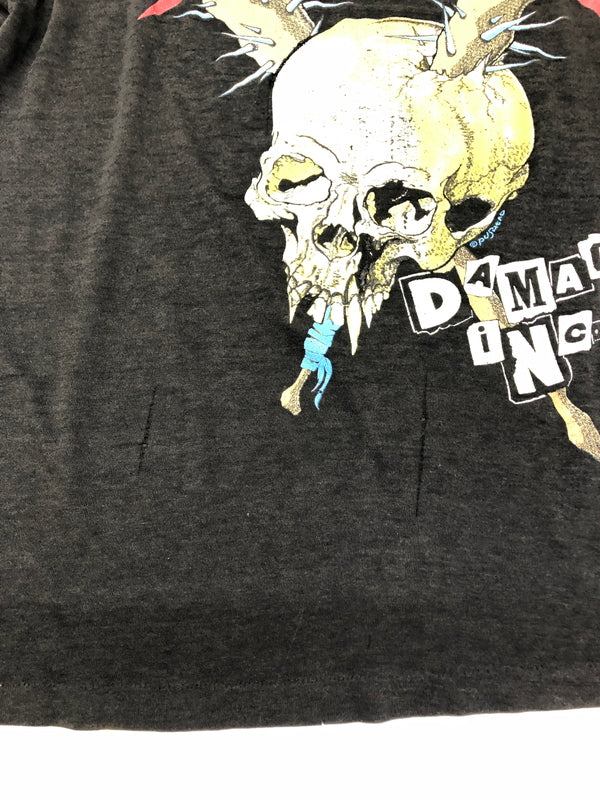 【中古品】【メンズ】 METALLICA Royal First Class メタリカ ロイヤルファーストクラス 80's Damage Inc. Tour T-Shirt 80年代 ダメージインクツアーTシャツ トップス 145-260819-SH-09-hon サイズ：XL カラー：ブラック 万代Net店