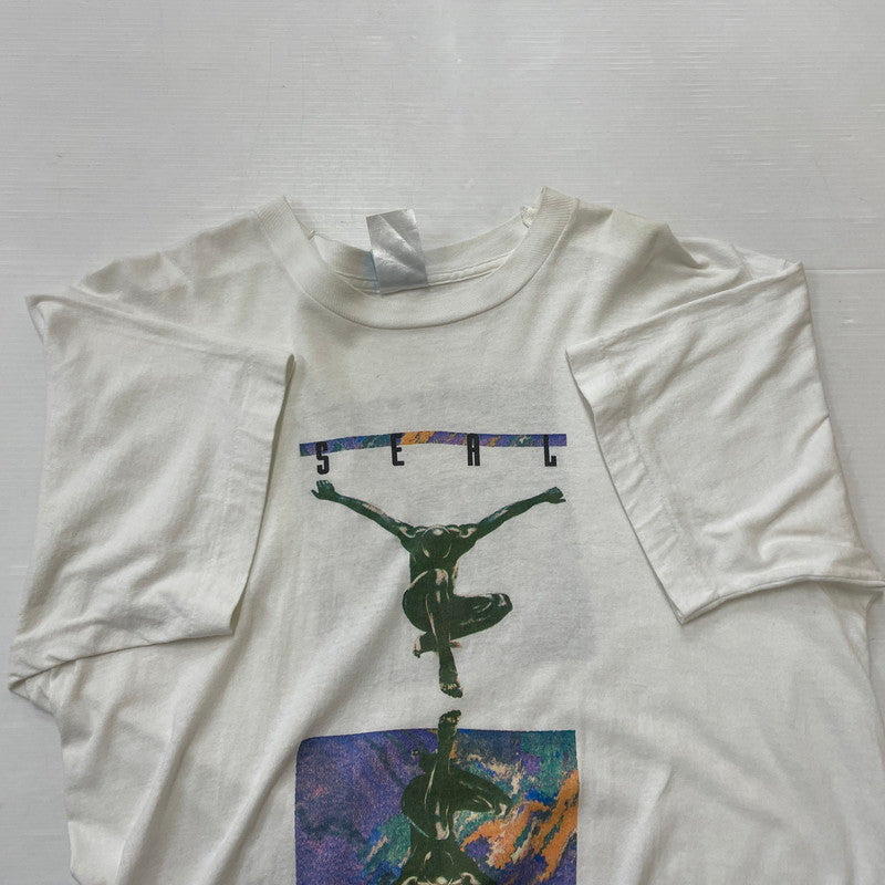 【現状渡し品】【メンズ】 UNKNOWN SEAL BRING IT ON TEE シール プリング イット オン Tシャツ 半袖 トップス 145-260714-sa-03-tei サイズ：不明 カラー：ホワイト 万代Net店