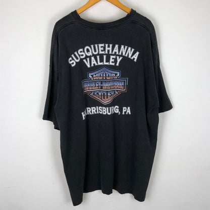 【中古品】【メンズ】 HARLEY DAVIDSON ハーレーダビッドソン DOMINATION S/S TEE ドミネーション ショートスリーブ Tシャツ トップス 半袖 145-251115-ts-18-tei サイズ：3XL カラー：ブラック 万代Net店