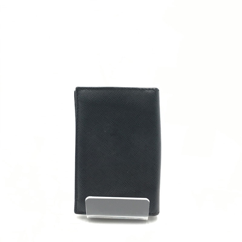 【中古品】【メンズ】 サフィアーノ カードケース 名刺入れ 財布 服飾雑貨 181-241018-kk-47-tei カラー：ブラック 万代Net店