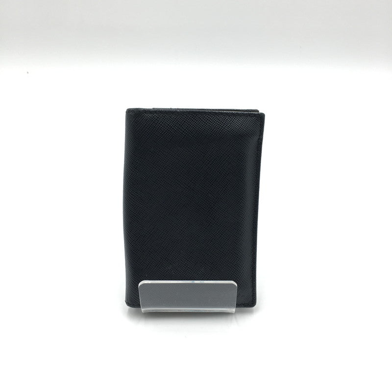 【中古品】【メンズ】 サフィアーノ カードケース 名刺入れ 財布 服飾雑貨 181-241018-kk-47-tei カラー：ブラック 万代Net店