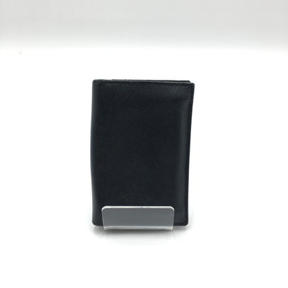 【中古品】【メンズ】 サフィアーノ カードケース 名刺入れ 財布 服飾雑貨 181-241018-kk-47-tei カラー：ブラック 万代Net店