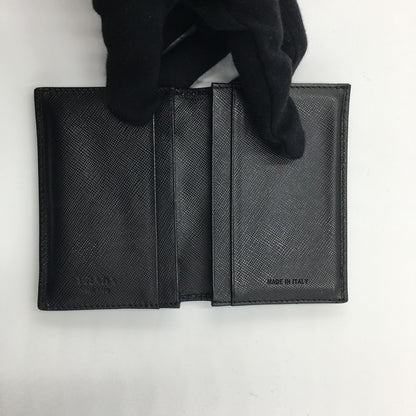 【中古品】【メンズ】 サフィアーノ カードケース 名刺入れ 財布 服飾雑貨 181-241018-kk-47-tei カラー：ブラック 万代Net店