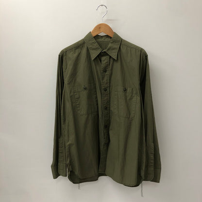 【中古品】【メンズ】 Buzz Rickson's バズリクソンズ UTILITY SHIRT N-3 BR28219 ユーティリティーシャツ 長袖 トップス 145-250107-kk-13-tei サイズ：15 カラー：オリーブ 万代Net店