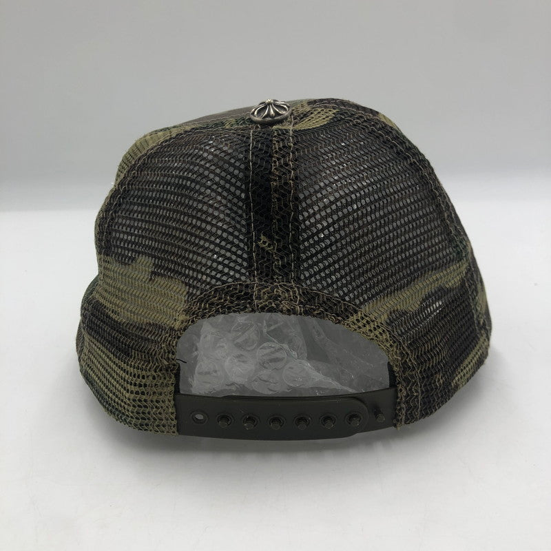 【中古品】【メンズ】 CHROME HEARTS クロムハーツ CH CAMOUFLAGE TRUCKER CAP 069603 カモフラージュ トラッカー キャップ 帽子 190-250904-KS-03-tei サイズ：0S カラー：カモ柄 万代Net店