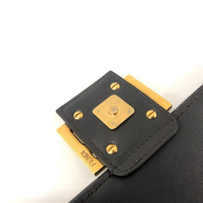 【中古品】【レディース】 FENDI フェンディ BAGUETTE CHAIN MIDI SHOULDER BAG 8BR793 ALG7 F1HZO FFロゴ ファブリック バケットチェーンミニ ショルダーバッグ カバン 180-241005-kk-24-tei カラー：ブラウン 万代Net店