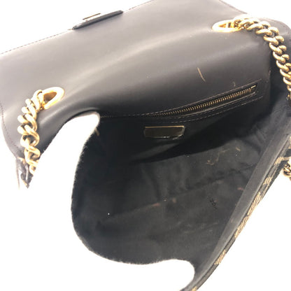 【中古品】【レディース】 FENDI フェンディ BAGUETTE CHAIN MIDI SHOULDER BAG 8BR793 ALG7 F1HZO FFロゴ ファブリック バケットチェーンミニ ショルダーバッグ カバン 180-241005-kk-24-tei カラー：ブラウン 万代Net店