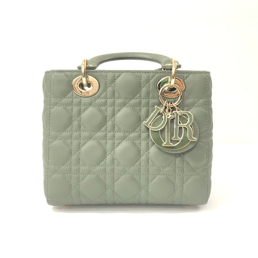 【中古品】【レディース】 Dior ディオール SMALL LADY DIOR MY ABCDIOR BAG M0538OCEA スモール レディー ディオール マイ ABCディオール バッグ 鞄 カバン 2WAYバッグ ショルダーバッグ ハンドバッグ 180-241005-kk-21-tei カラー：ETHEREAL GREEN 万代Net店