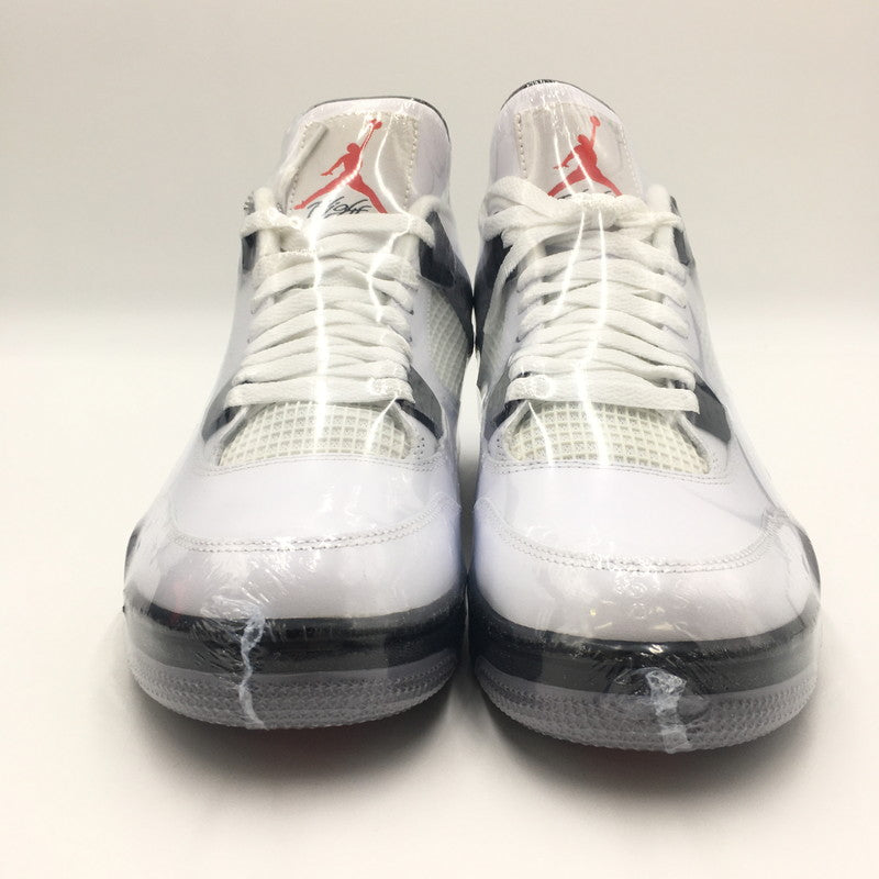 【中古美品】【メンズ】 NIKE ナイキ AIR JORDAN 4 RETRO WHITE CEMENT 2012 308497-103 エアジョーダン 4 レトロ ホワイトセメント スニーカー 靴 160-250405-kk-09-tei カラー：WHITE/BLACK-CEMENT GREY 万代Net店