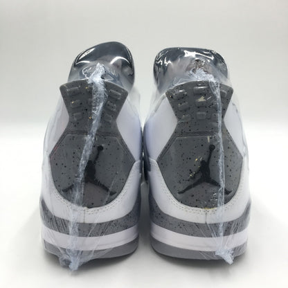 【中古美品】【メンズ】 NIKE ナイキ AIR JORDAN 4 RETRO WHITE CEMENT 2012 308497-103 エアジョーダン 4 レトロ ホワイトセメント スニーカー 靴 160-250405-kk-09-tei カラー：WHITE/BLACK-CEMENT GREY 万代Net店