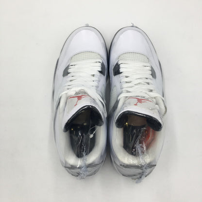 【中古美品】【メンズ】 NIKE ナイキ AIR JORDAN 4 RETRO WHITE CEMENT 2012 308497-103 エアジョーダン 4 レトロ ホワイトセメント スニーカー 靴 160-250405-kk-09-tei カラー：WHITE/BLACK-CEMENT GREY 万代Net店