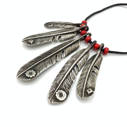 【中古品】【メンズ】  ARIZONA FREEDOM アリゾナフリーダム CUSTOM FEATHER NECKLACE 5連フェザー カスタムネックレス アクセサリー ネイティブジュエリー 191-241020-kk-26-tei カラー：シルバー 万代Net店