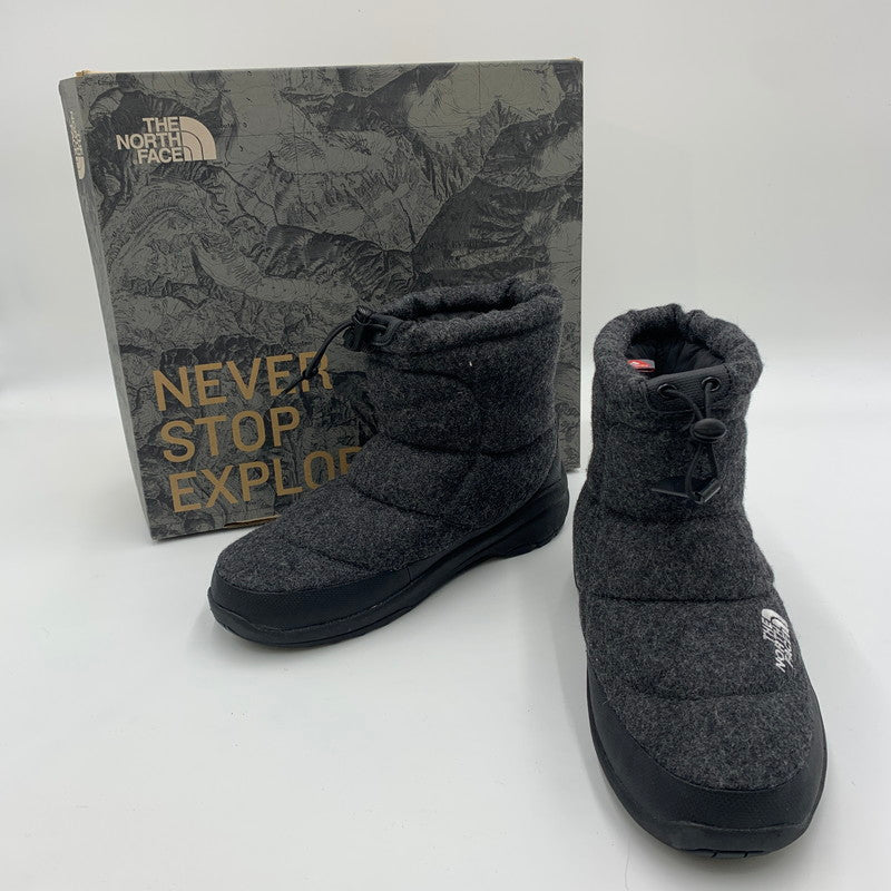 【中古品】【レディース】 NUPTSE BOOTIE WOOL2 SHORT NF51592 ヌプシ ブーティー ウールII ショート 靴 スノーブーツ 167-241120-kk-03-tei カラー：ミックスグレー 万代Net店