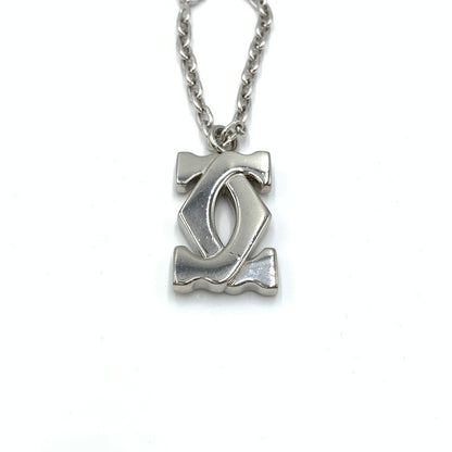 【中古品】【レディース】 CARTIER カルティエ METAL LOGO TOP CHARM T1220190 メタル ロゴトップ チャーム アクセサリー キーチェーン バッグチャーム 182-241020-kk-19-tei カラー：シルバー 万代Net店