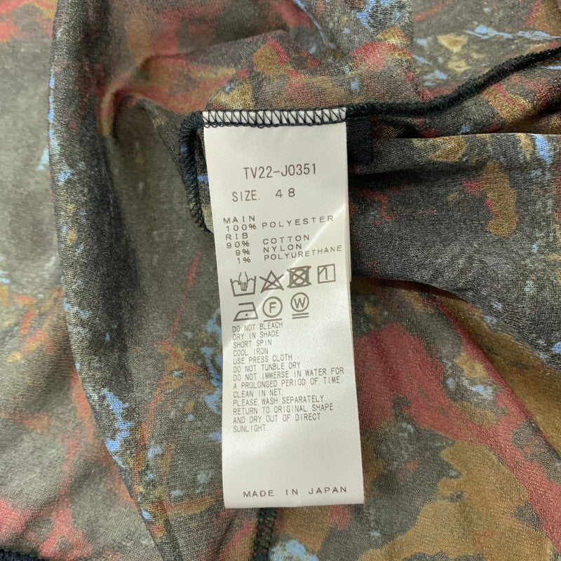 【中古品】【メンズ】  TOGA VIRILIS TOGA ARCHIVES トーガ ビリリーズ トーガアーカイブス MARBLE PRINT CARDIGAN TV22-J0351 マーブルプリント カーディガン トップス 140-241126-kk-20-tei サイズ：48 カラー：マルチカラー 万代Net店