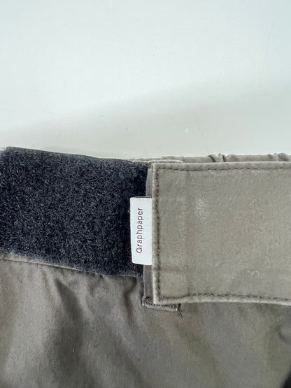 【中古品】【メンズ】 GRAPHPAPER グラフペーパー GM201-40083B 20SS STRETCH TYPEWRITER COOK PANTS ストレッチ タイプライター コックパンツ ボトムス 151-260924-AS-21-hon サイズ：F カラー：グレー 万代Net店