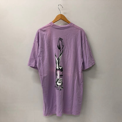 【中古品】【メンズ】  WASTED YOUTH ウエステッドユース × TOKYO VITAMIN トーキョーヴィタミン 別注 コラボ LOGO TEE ロゴTシャツ 半袖 トップス 142-241004-kk-15-tei サイズ：L カラー：パープル 万代Net店