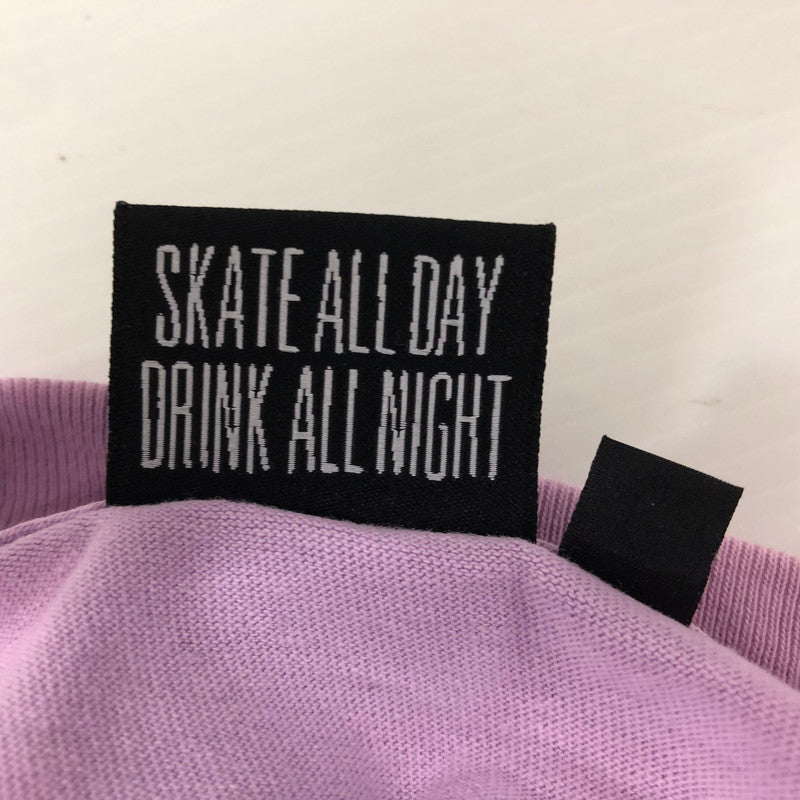 【中古品】【メンズ】  WASTED YOUTH ウエステッドユース × TOKYO VITAMIN トーキョーヴィタミン 別注 コラボ LOGO TEE ロゴTシャツ 半袖 トップス 142-241004-kk-15-tei サイズ：L カラー：パープル 万代Net店