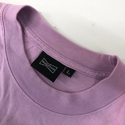 【中古品】【メンズ】  WASTED YOUTH ウエステッドユース × TOKYO VITAMIN トーキョーヴィタミン 別注 コラボ LOGO TEE ロゴTシャツ 半袖 トップス 142-241004-kk-15-tei サイズ：L カラー：パープル 万代Net店
