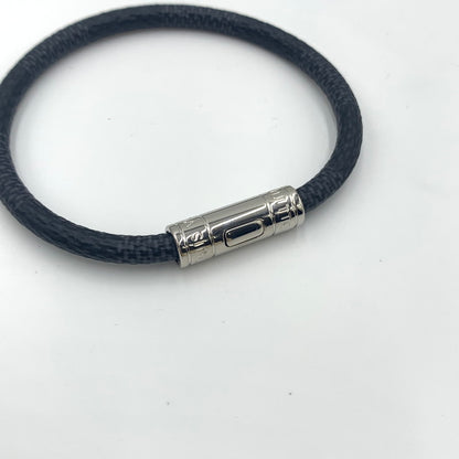 【中古品】【メンズ】 LOUIS VUITTON ルイ・ヴィトン ブレスレット・キープ イット M8152D BC5202 アクセサリー 179-241025-kk-03-tei カラー：ダミエ・グラフィット 万代Net店