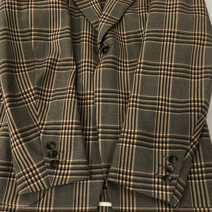 【中古品】【メンズ】 19AW PEAKED LAPEL 1B JACKET FK091 ピークド ラペル 1Bジャケット ライトアウター テーラードジャケット 140-241006-kk-05-tei サイズ：M カラー：グレー 万代Net店