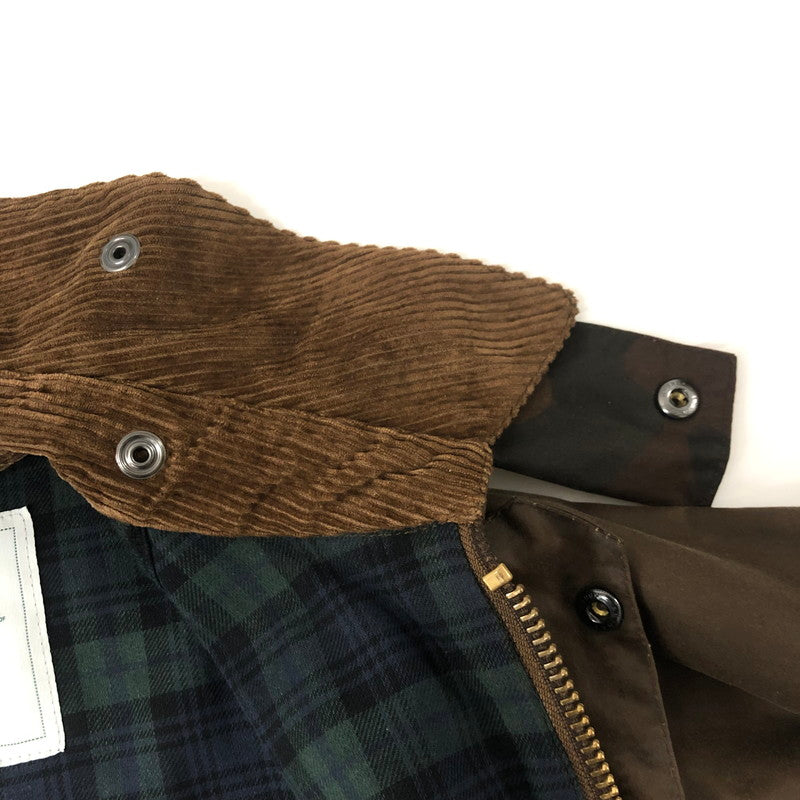 【中古品】【メンズ】  BARBOUR バブアー SL BEDALE CAMO WAX JACKET MWX1881BR31 2102087 ビデイル カモ ワックスジャケット ライトアウター 141-241006-kk-06-tei サイズ：38 カラー：ブラウン 万代Net店