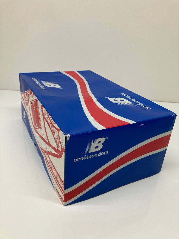 【中古品】【メンズ】 NEW BALANCE ニューバランス × Aime Leon Dore エメ レオン ドレ 別注 コラボ BB550AD1 ローカット スニーカー 靴 162-260718-kk-31-hon カラー：WHITE 万代Net店