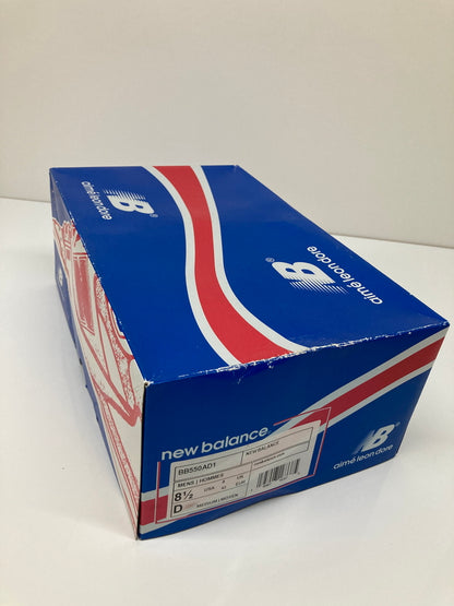 【中古品】【メンズ】 NEW BALANCE ニューバランス × Aime Leon Dore エメ レオン ドレ 別注 コラボ BB550AD1 ローカット スニーカー 靴 162-260718-kk-31-hon カラー：WHITE 万代Net店