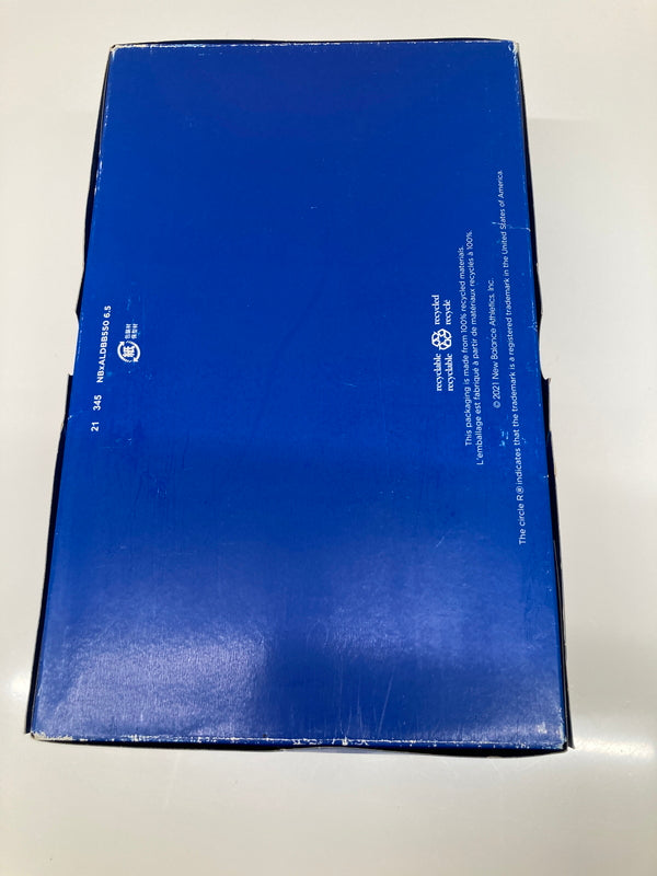 【中古品】【メンズ】 NEW BALANCE ニューバランス × Aime Leon Dore エメ レオン ドレ 別注 コラボ BB550AD1 ローカット スニーカー 靴 162-260718-kk-31-hon カラー：WHITE 万代Net店