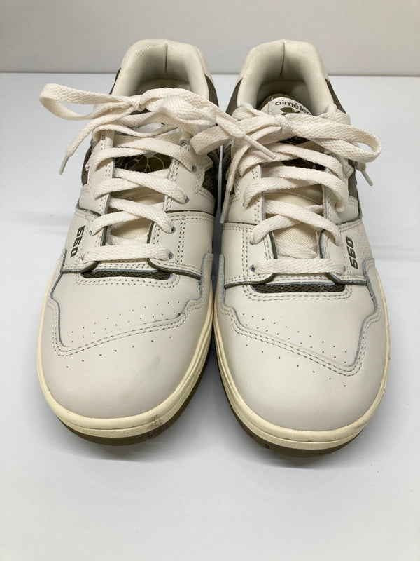 【中古品】【メンズ】 NEW BALANCE ニューバランス × Aime Leon Dore エメ レオン ドレ 別注 コラボ BB550AD1 ローカット スニーカー 靴 162-260718-kk-31-hon カラー：WHITE 万代Net店
