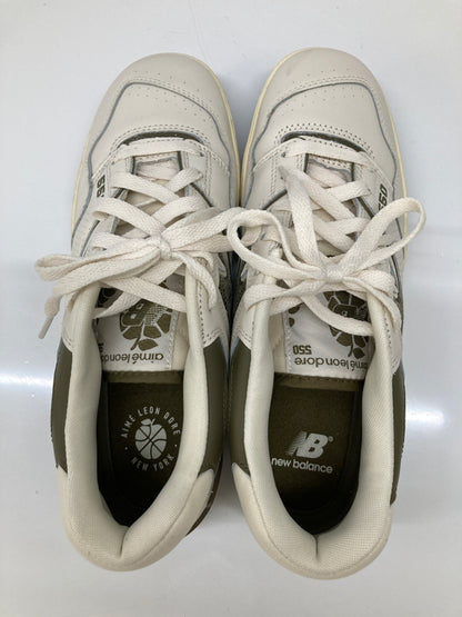 【中古品】【メンズ】 NEW BALANCE ニューバランス × Aime Leon Dore エメ レオン ドレ 別注 コラボ BB550AD1 ローカット スニーカー 靴 162-260718-kk-31-hon カラー：WHITE 万代Net店