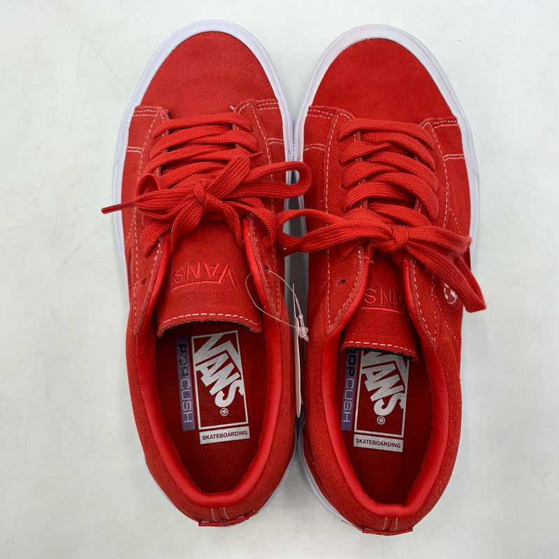 【中古品】【メンズ】 Supreme シュプリーム × VANS ヴァンズ 別注 コラボ SKATE SID SNEAKERS VN000MQ8CJH スケート シド スニーカー 靴 スウェード ローカット 149-260618-ko-19-tei サイズ：25cm カラー：レッド 万代Net店