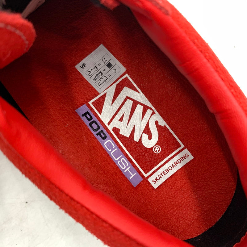 【中古品】【メンズ】 Supreme シュプリーム × VANS ヴァンズ 別注 コラボ SKATE SID SNEAKERS VN000MQ8CJH スケート シド スニーカー 靴 スウェード ローカット 149-260618-ko-19-tei サイズ：25cm カラー：レッド 万代Net店