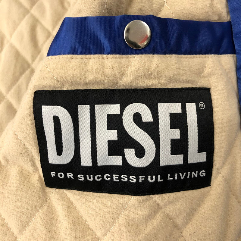 【中古品】【メンズ】 DIESEL ディーゼル J-BULC A03157-0BBAG ナイロン スタジアムジャケット アウター スタジャン 141-241229-kk-07-tei サイズ：L カラー：ブルー 万代Net店