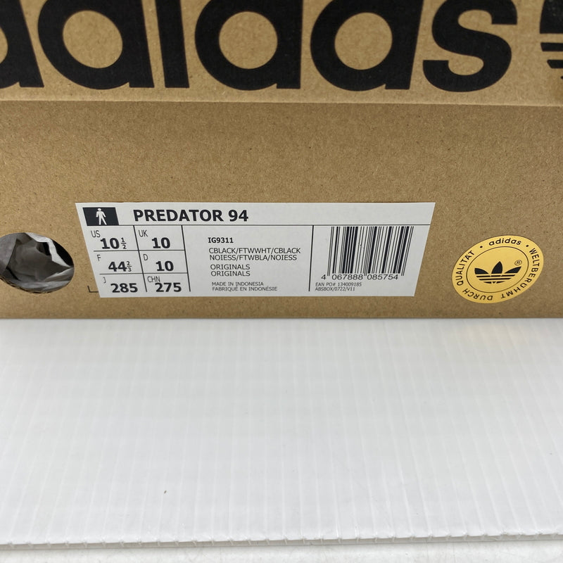 【中古美品】【メンズ】 ADIDAS アディダス PREDATOR 94 プレデター94 IG9311 スニーカー 靴 161-260810-nm-64-tei サイズ：28.5cm カラー：ブラック 万代Net店