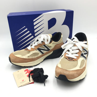 【中古品】【メンズ】 NEW BALANCE ニューバランス 990 V6 U990TO6 MADE IN USA スニーカー 靴 162-250621-kk-06-tei カラー：BEIGE/ORANGE 万代Net店