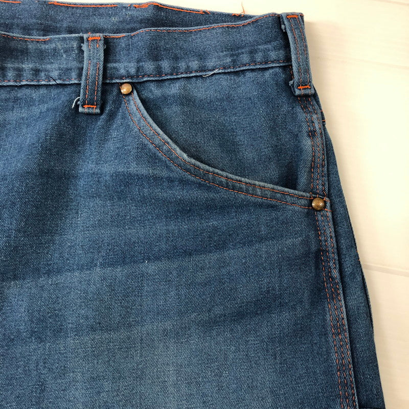 【中古品】【メンズ】  BIGMAC ビッグマック 70's DENIM PAINTER PANTS VINTAGE 70年代 デニムペインターパンツ ボトムス ヴィンテージ 156-241110-kk-29-tei サイズ：44 カラー：ライトインディゴ 万代Net店