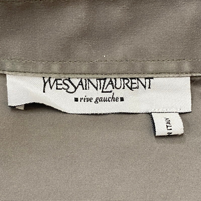 【中古品】【メンズ】 YVES SAINT LAURENT イヴ・サンローラン L/S DRESS SHIRT ロングスリーブ ドレスシャツ 長袖 トップス 141-250417-kk-11-tei サイズ：16 カラー：グレー 万代Net店