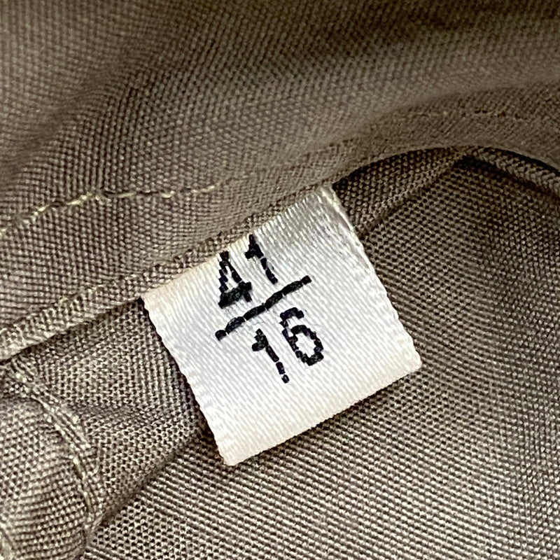 【中古品】【メンズ】 YVES SAINT LAURENT イヴ・サンローラン L/S DRESS SHIRT ロングスリーブ ドレスシャツ 長袖 トップス 141-250417-kk-11-tei サイズ：16 カラー：グレー 万代Net店