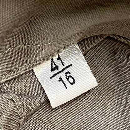 【中古品】【メンズ】 YVES SAINT LAURENT イヴ・サンローラン L/S DRESS SHIRT ロングスリーブ ドレスシャツ 長袖 トップス 141-250417-kk-11-tei サイズ：16 カラー：グレー 万代Net店