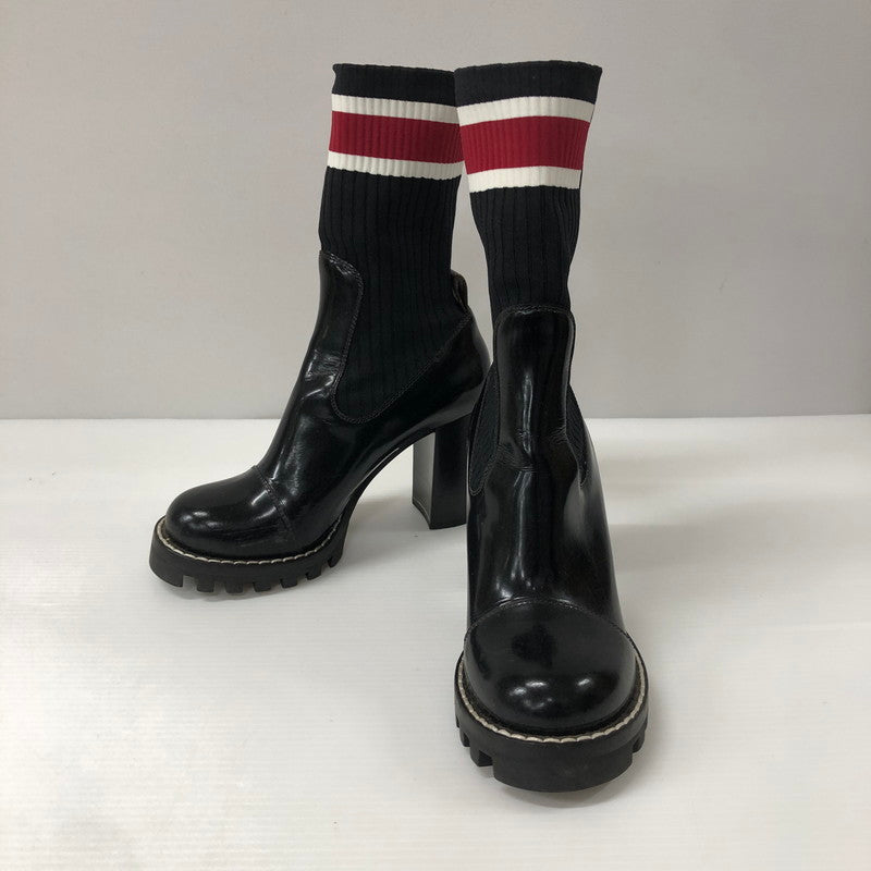 【中古品】【レディース】 スタートレイル・ライン ソックスブーツ 靴 179-241018-kk-38-tei サイズ：37 1/2 カラー：ブラック 万代Net店