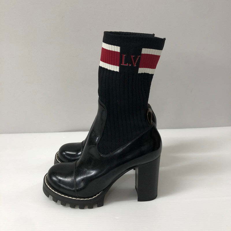 【中古品】【レディース】 スタートレイル・ライン ソックスブーツ 靴 179-241018-kk-38-tei サイズ：37 1/2 カラー：ブラック 万代Net店