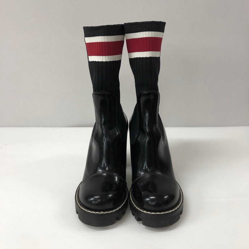 【中古品】【レディース】 スタートレイル・ライン ソックスブーツ 靴 179-241018-kk-38-tei サイズ：37 1/2 カラー：ブラック 万代Net店