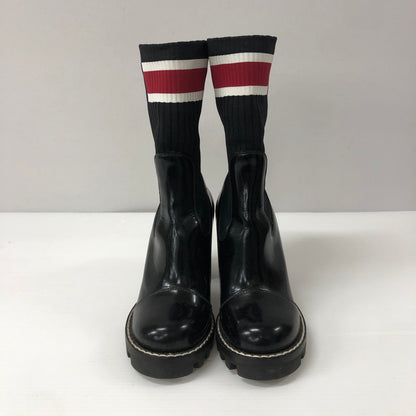 【中古品】【レディース】 スタートレイル・ライン ソックスブーツ 靴 179-241018-kk-38-tei サイズ：37 1/2 カラー：ブラック 万代Net店
