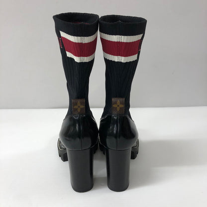 【中古品】【レディース】 スタートレイル・ライン ソックスブーツ 靴 179-241018-kk-38-tei サイズ：37 1/2 カラー：ブラック 万代Net店