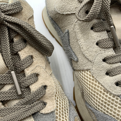 【現状渡し品】【メンズ】 A BATHING APE アベイシングエイプ × HIGHSNOBIETY ハイスノバイエティ 別注 コラボ ROADSTA EXPRESS ロードスタ エクスプレス スニーカー 靴 シューズ 162-260711-ko-03-tei サイズ：28cm カラー：ベージュ 万代Net店