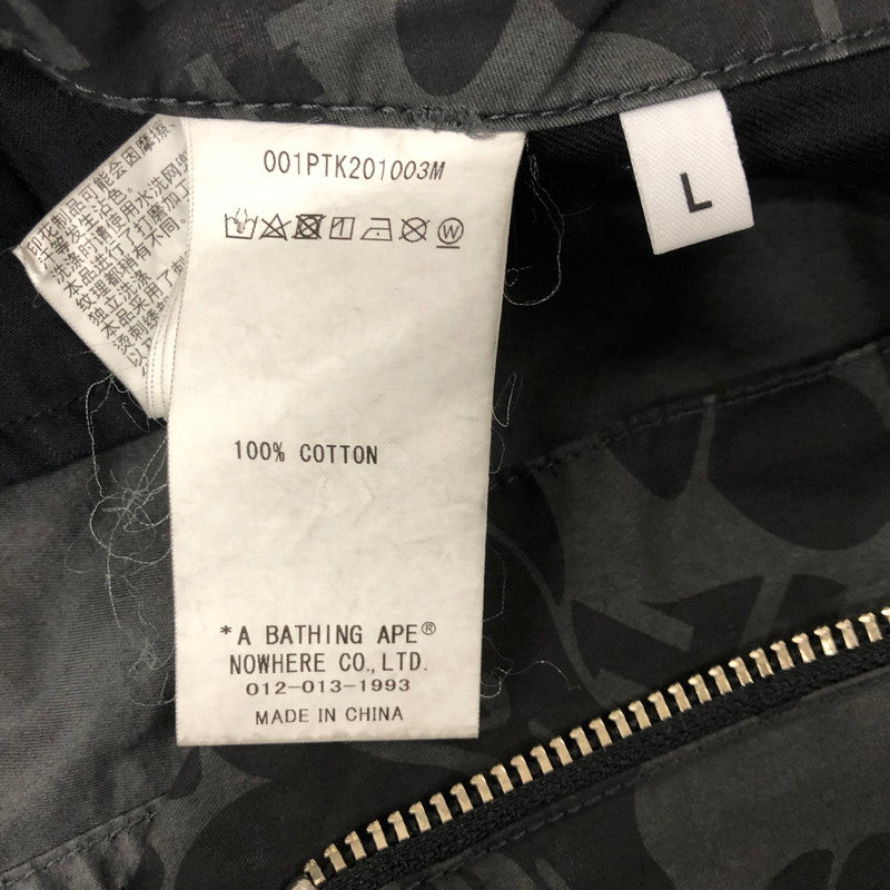 【中古品】【メンズ】 A BATHING APE アベイシングエイプ ASIA CAMO ARMY PANTS 001PTK201003M アジアカモ アーミーパンツ ボトムス カーゴパンツ 153-241009-kk-27-tei サイズ：L カラー：ブラック 万代Net店