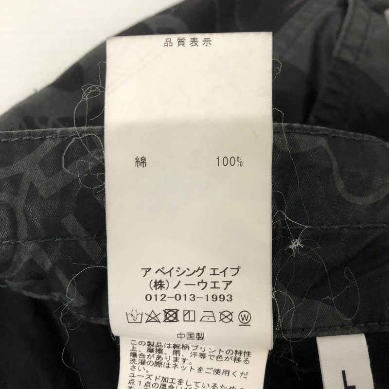 【中古品】【メンズ】 A BATHING APE アベイシングエイプ ASIA CAMO ARMY PANTS 001PTK201003M アジアカモ アーミーパンツ ボトムス カーゴパンツ 153-241009-kk-27-tei サイズ：L カラー：ブラック 万代Net店