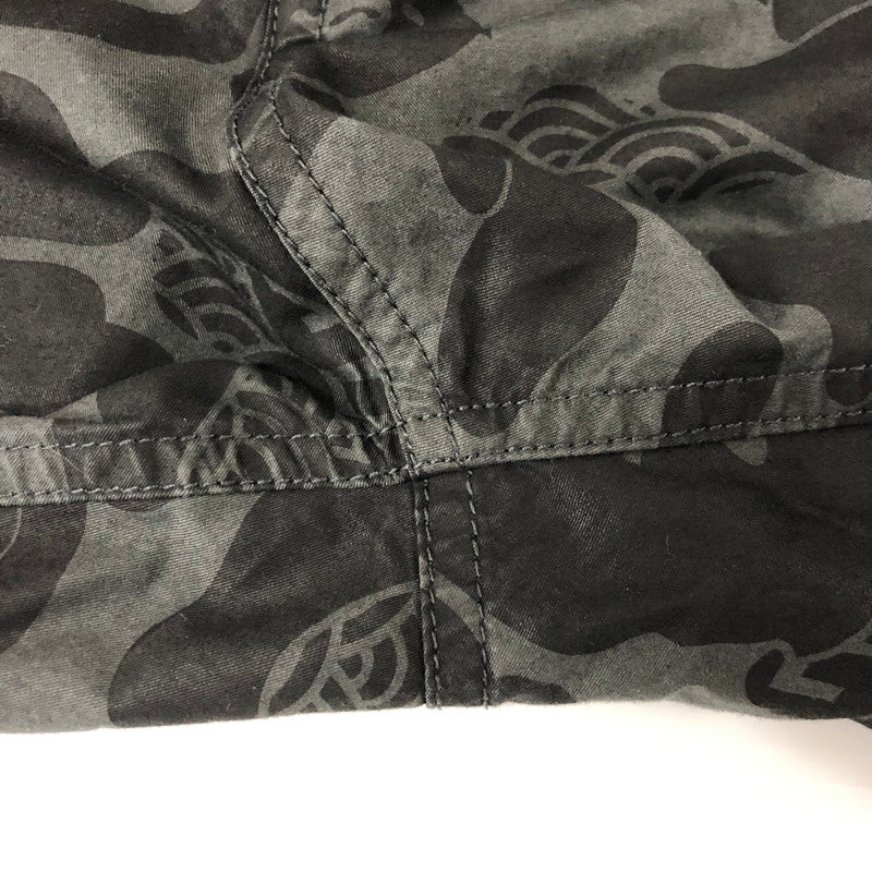 【中古品】【メンズ】 A BATHING APE アベイシングエイプ ASIA CAMO ARMY PANTS 001PTK201003M アジアカモ アーミーパンツ ボトムス カーゴパンツ 153-241009-kk-27-tei サイズ：L カラー：ブラック 万代Net店